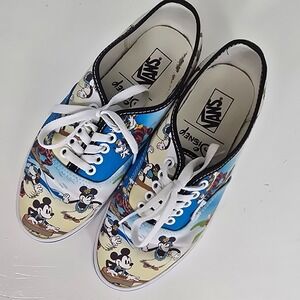 Vans x Disney Mickey Surf Authentic Sneakers Women's 8 / Men's 6.5 – Beach Print